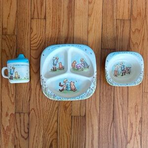 Winnie the Pooh 3-Piece Children's Dish Set